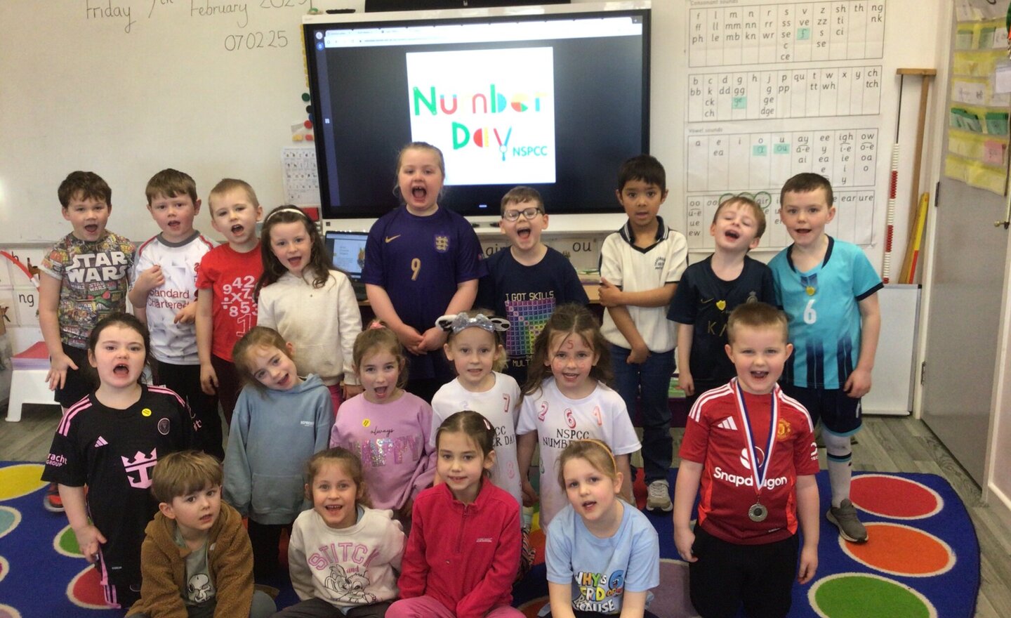 Image of NSPCC Number Day in Year 1