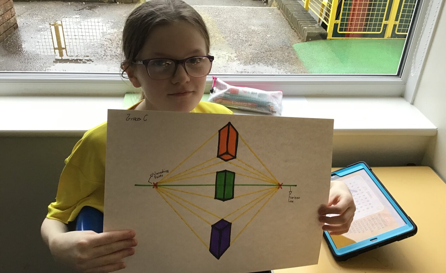 Image of Y6 Art Perspective Drawing