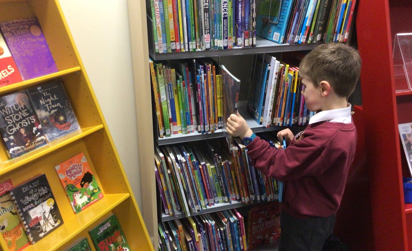 Image of Year 1 Visit Egremont Library 