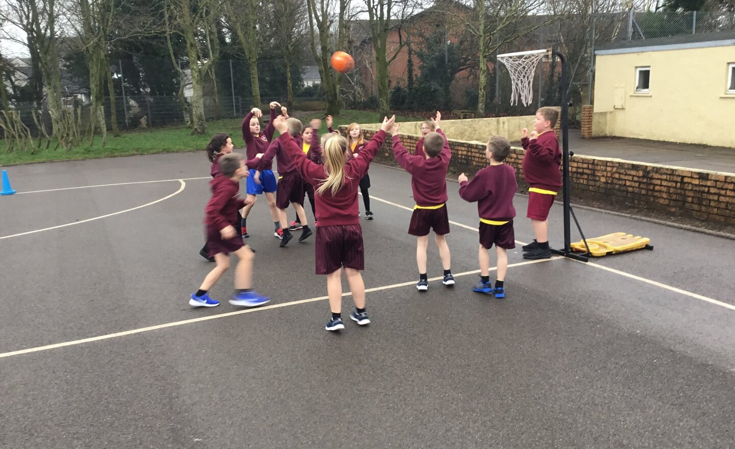 Image of Year 3 develop ball skills 