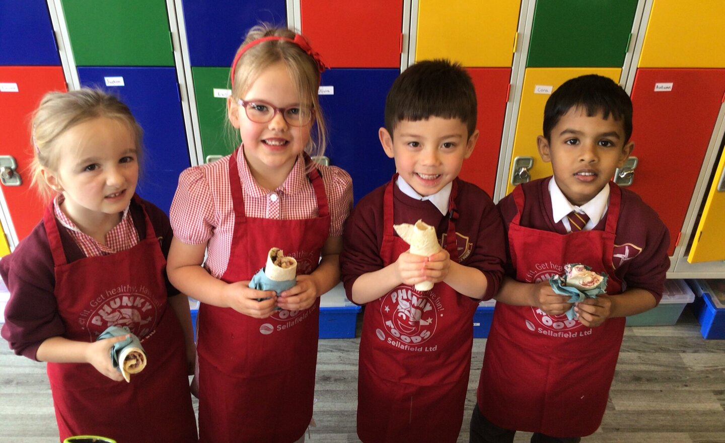 Image of Year 1 Chefs make ‘Rainbow Wraps’