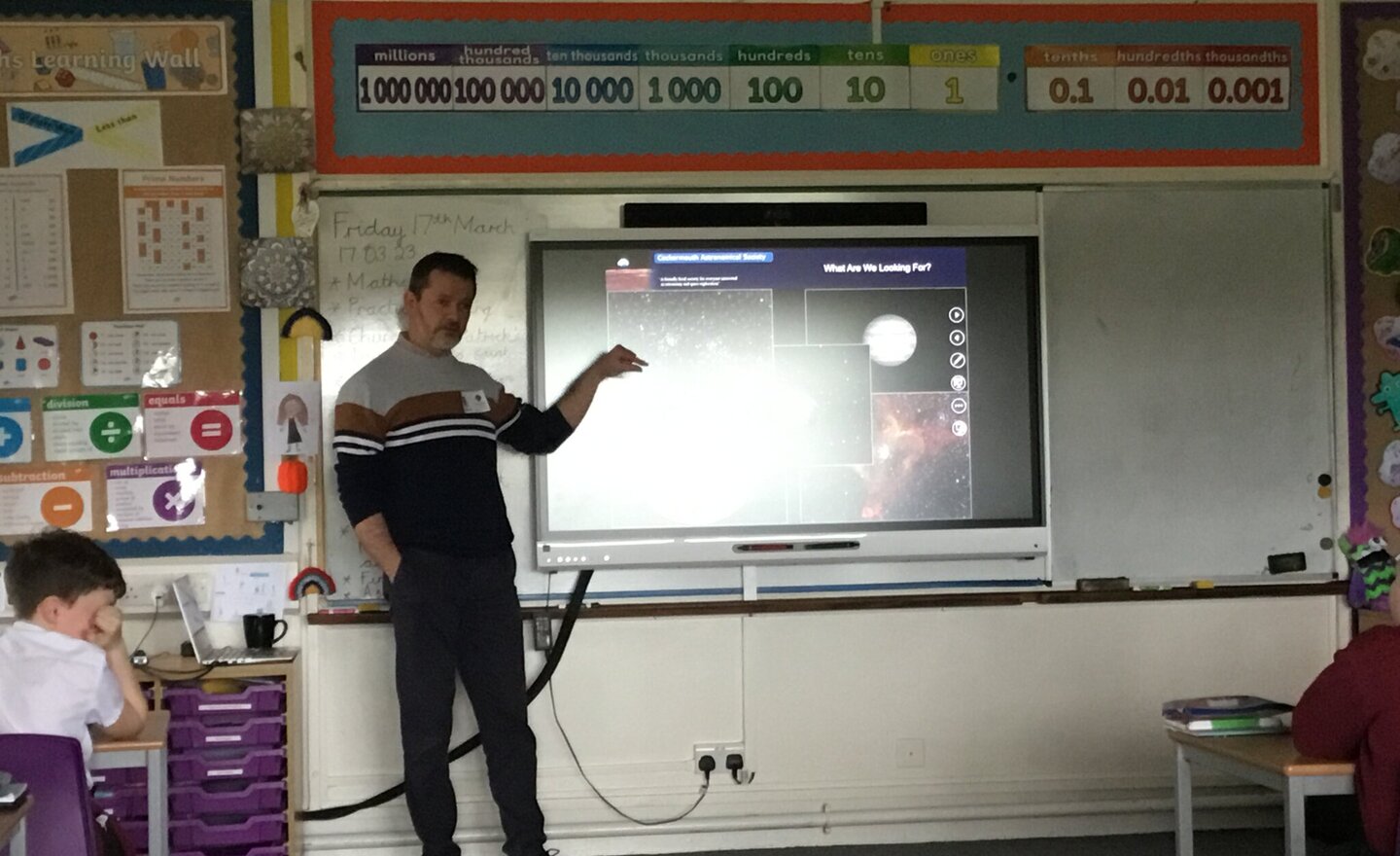 Image of Astronomer Visits Year 5