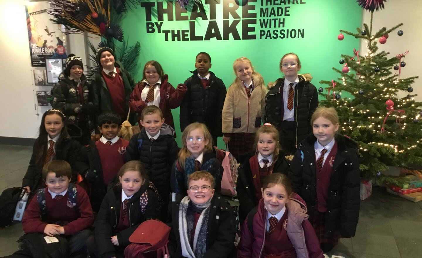 Image of Year 3 visit to the Theatre by the Lake