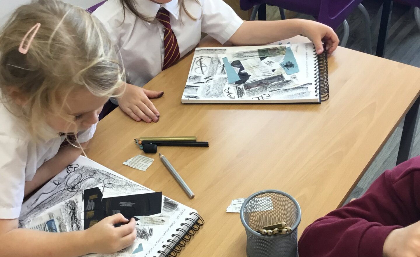 Image of Year One Exploring Mark Making 