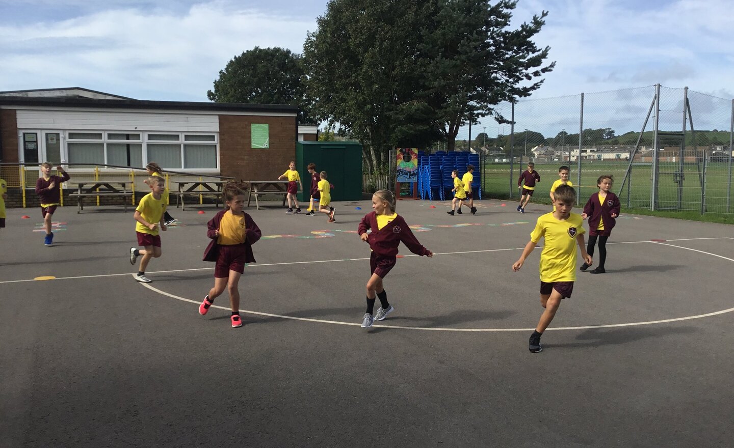 Image of Y5 Football with Stuart Green 