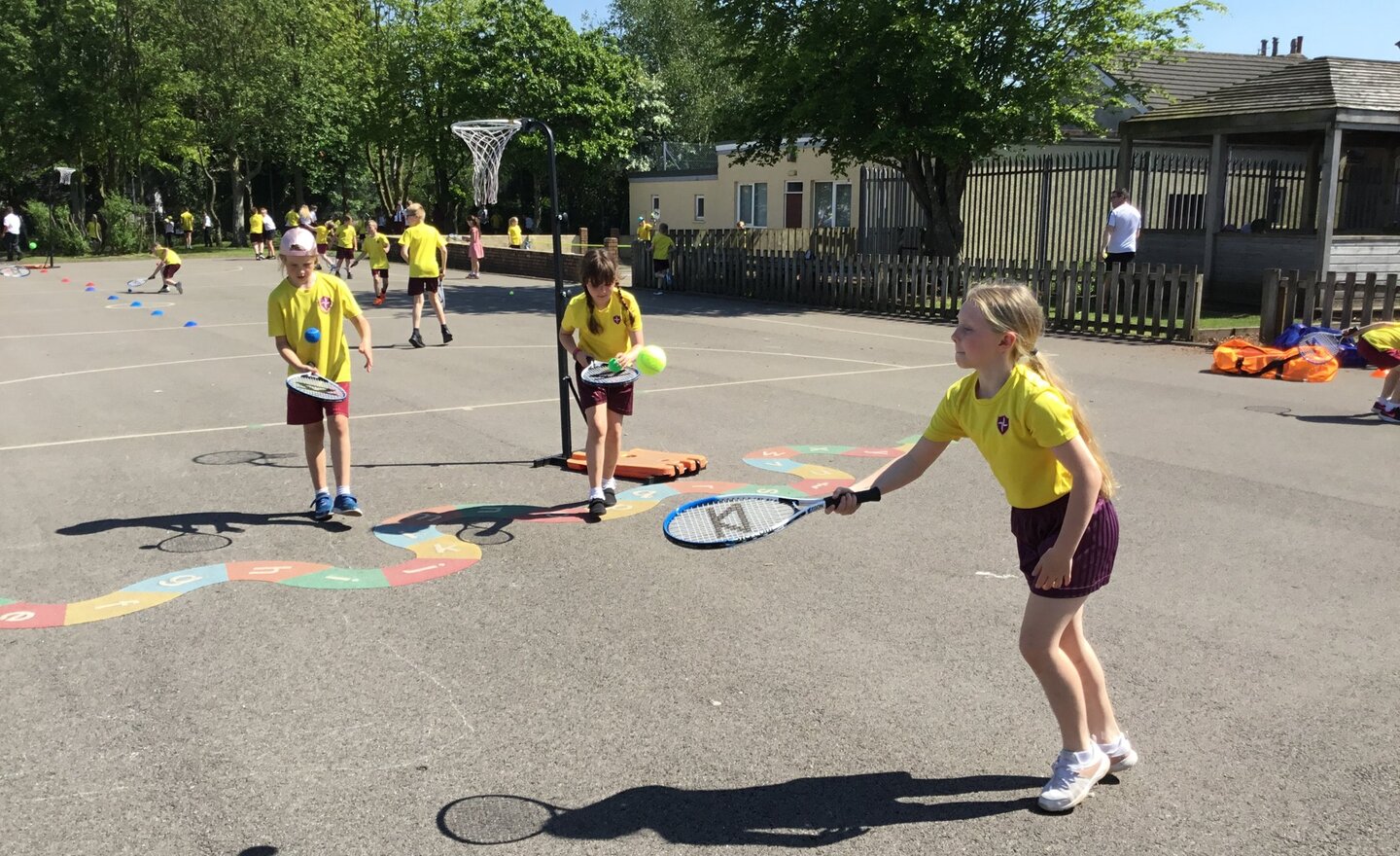 Image of Y4 tennis