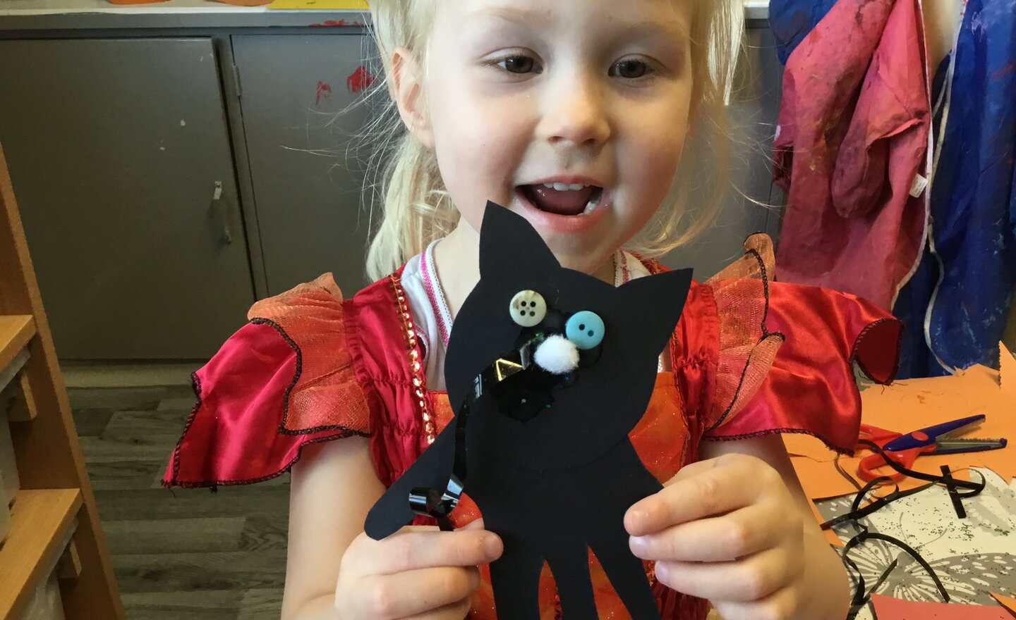 Image of Halloween fun in Nursery