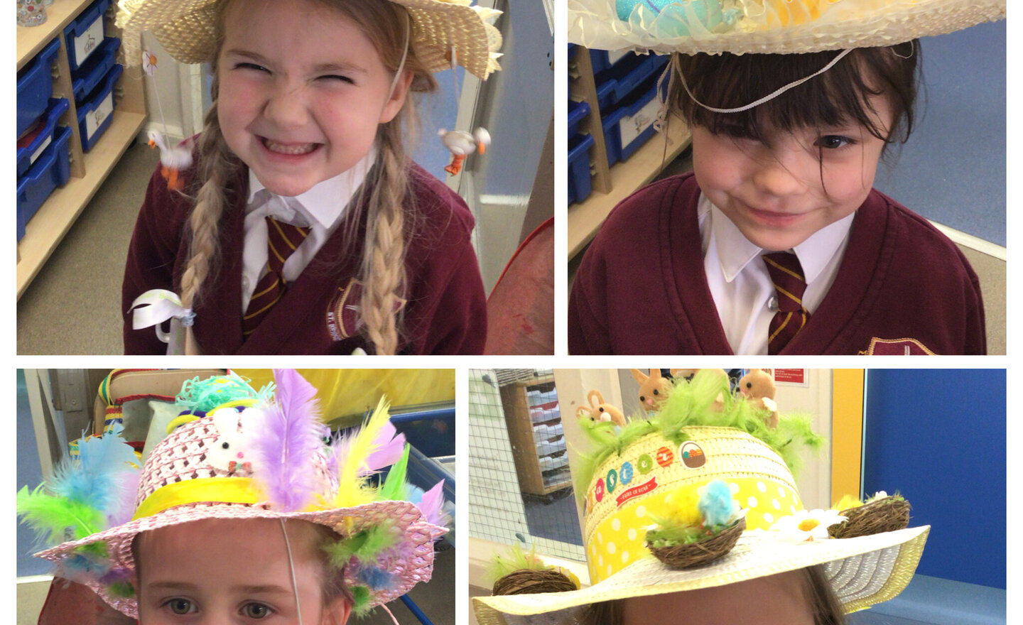 Image of Reception and Nursery Easter Bonnet parade 2022