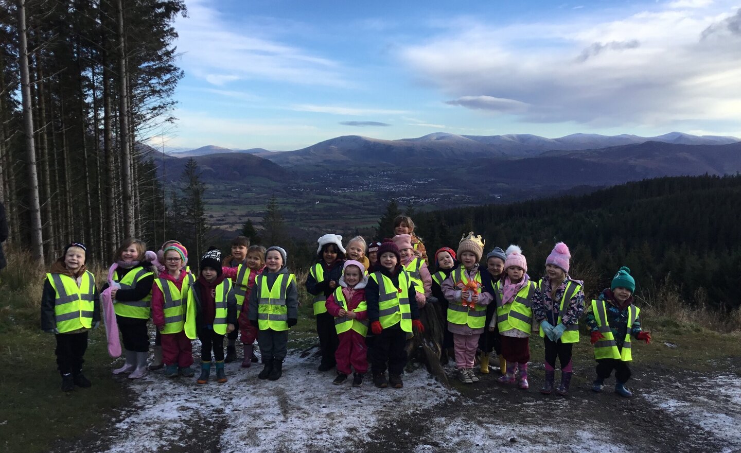 Reception Class Whinlatter Trip 2024