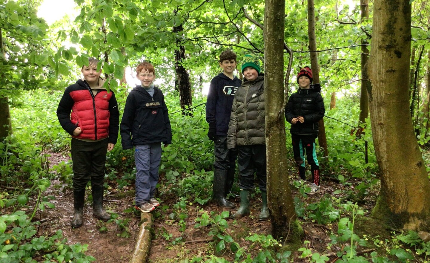 Image of Group B Year 5 Forest School 