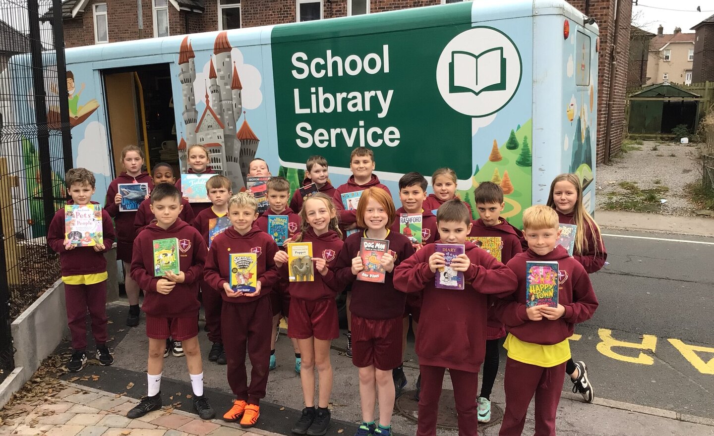 Image of Year 5 Visit the Library Van