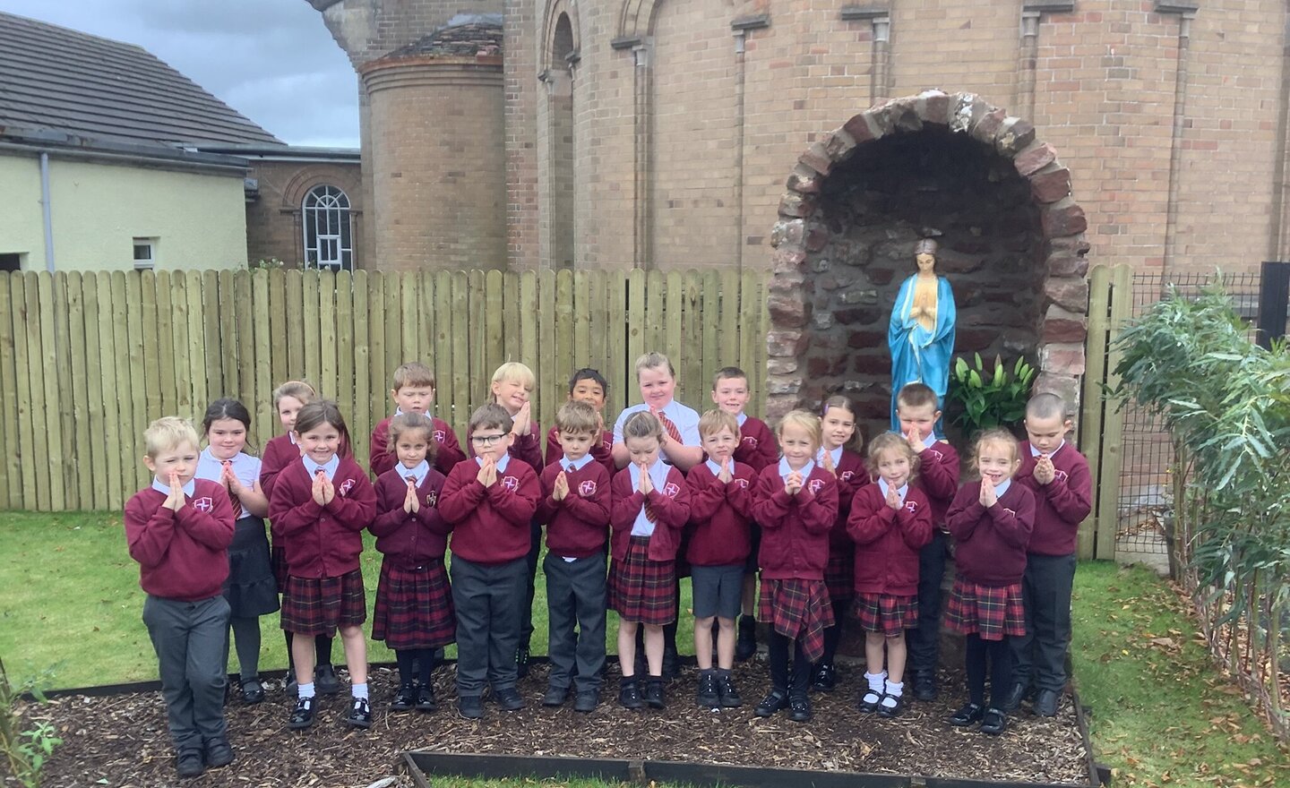 Image of Year 2 Attend the Official Opening of the Grotto
