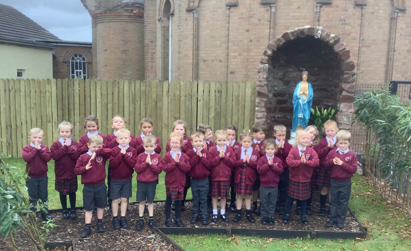 Image of Year 2 Attend the Official Opening of the Grotto