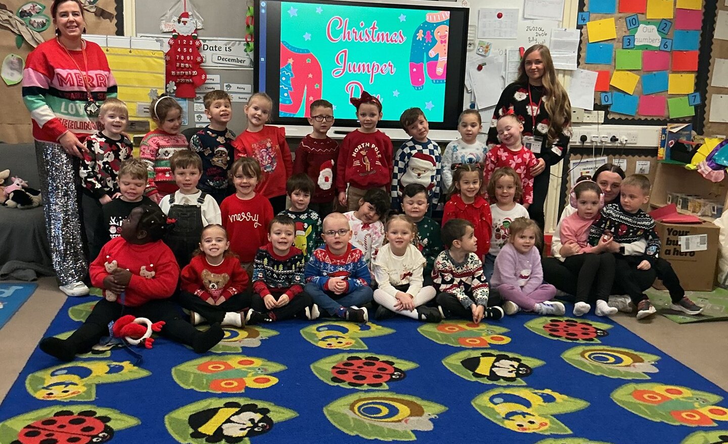 Image of Reception Christmas Jumper Day & Santa’s Grotto Visit