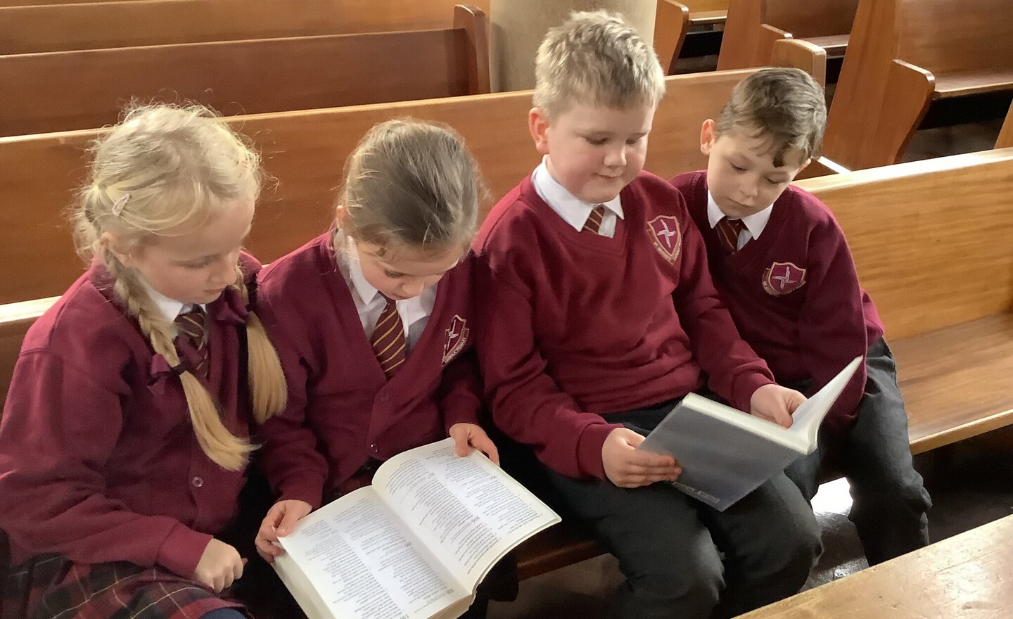 Image of Visiting Church to see the Books Used in Church