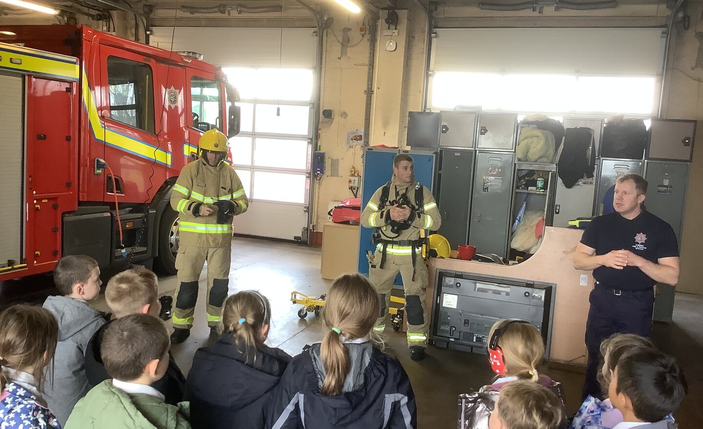 Image of Year 2 Fire Station Visit 2025