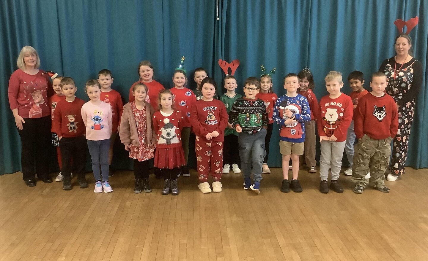 Image of Christmas Jumper Day 2025 with Year 2