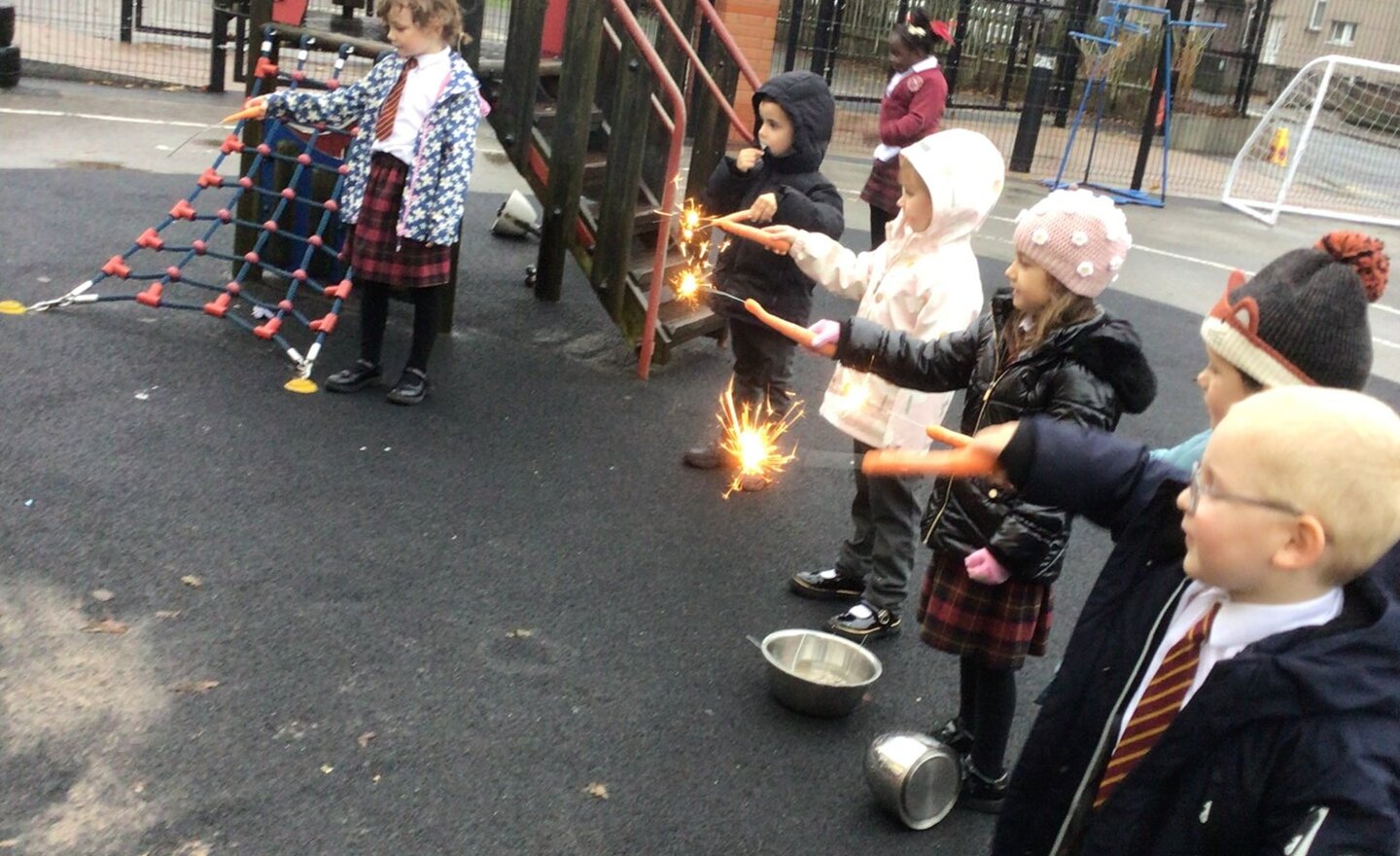 Image of Bonfire night celebrations in Reception 2025