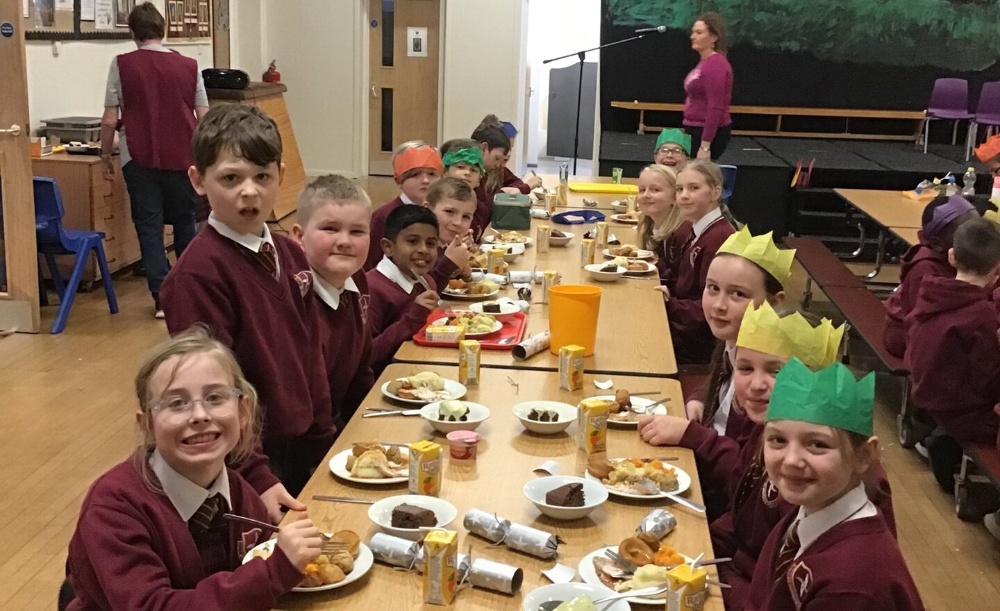 Image of Year 4 Christmas Dinner Day