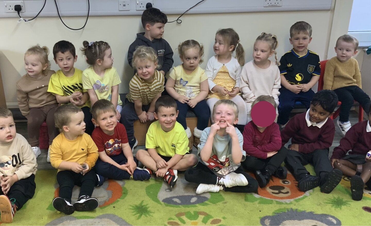 Image of Nursery wear yellow for World Mental Health Dsy