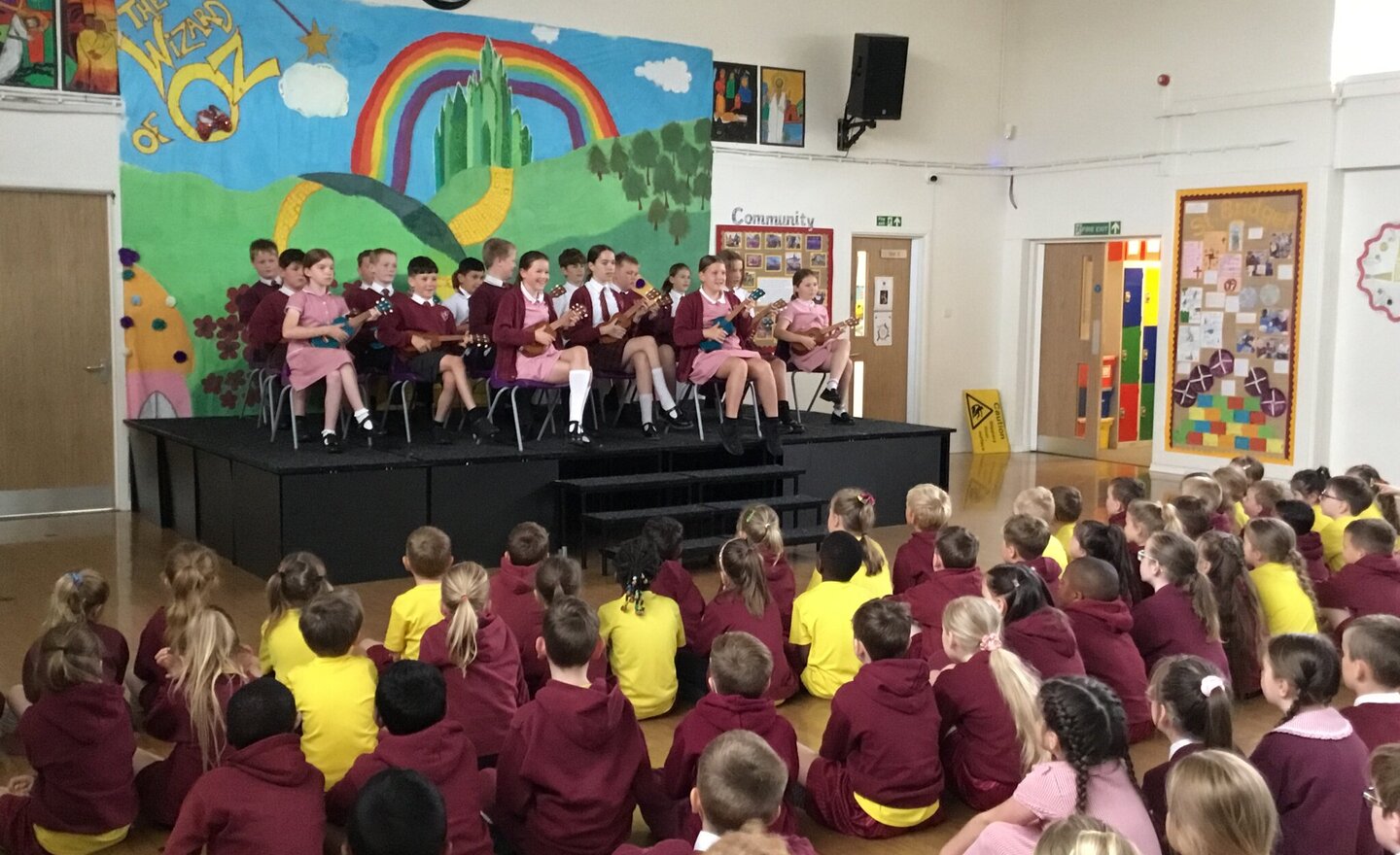 Image of Ukulele Performance By Year 5