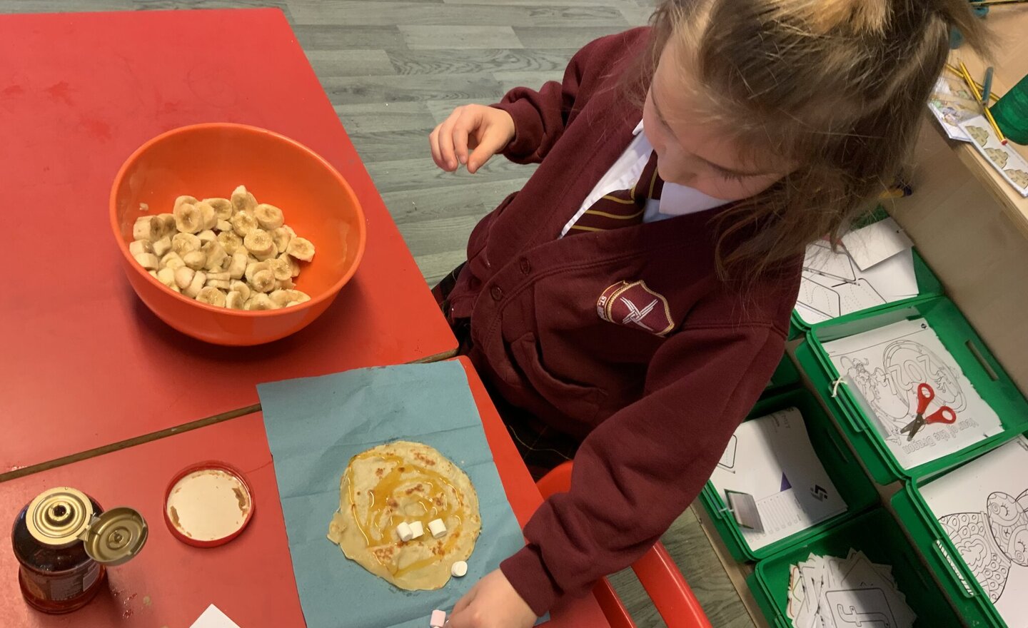 Image of Celebrating pancake day in Reception 