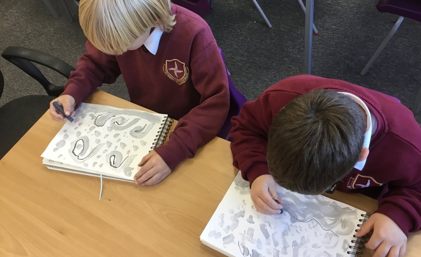 Image of Y2 Making Marks in Art