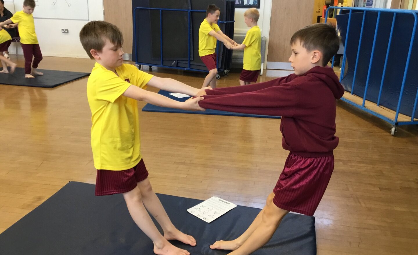 Image of Gymnastics in Year 5