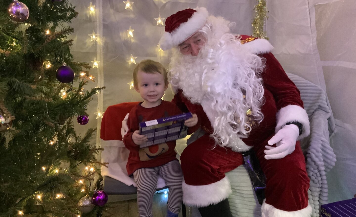 Image of Nursery Christmas jumper day and Santa visit