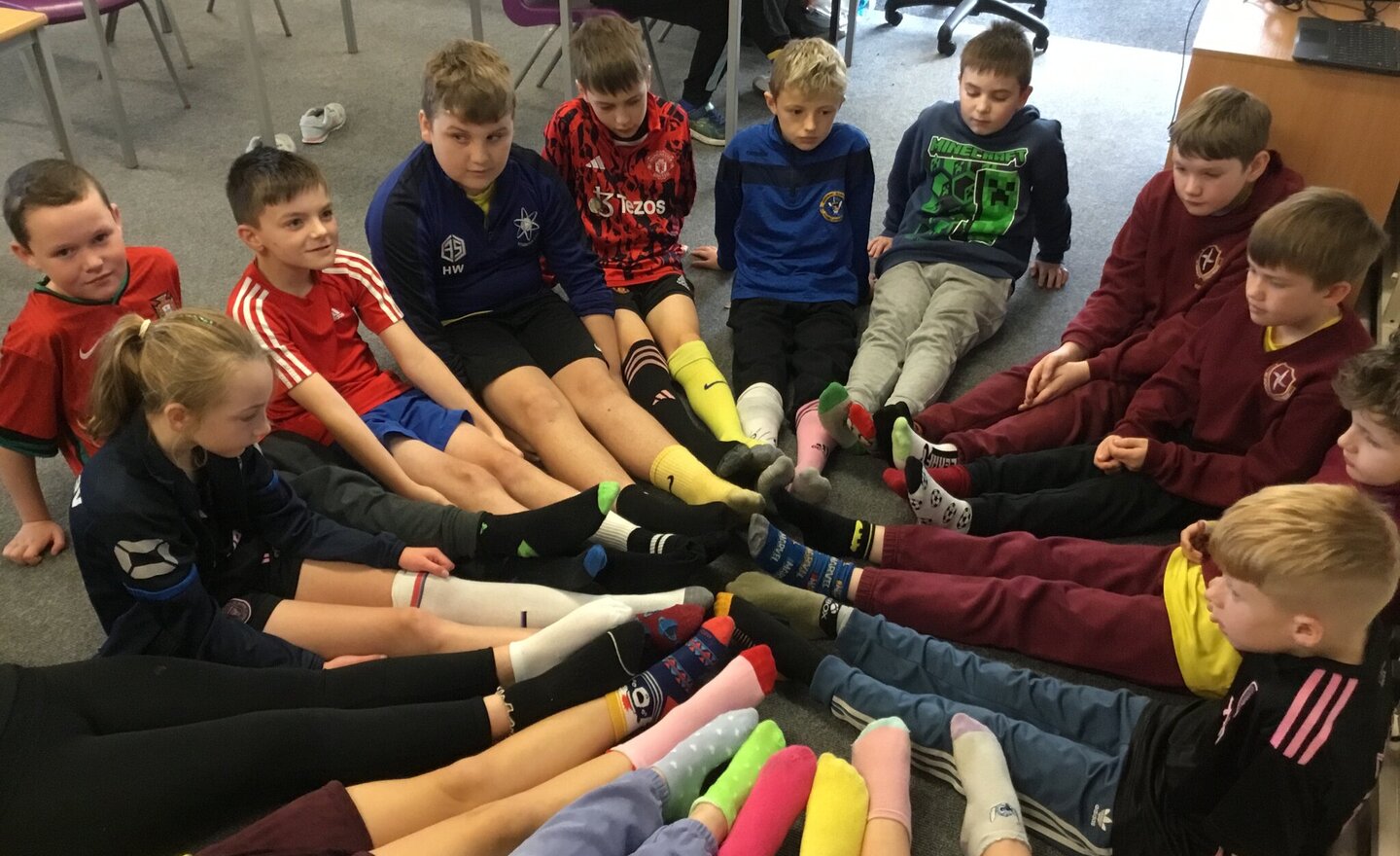 Image of Odd Sock Day to Support Anti-Bullying