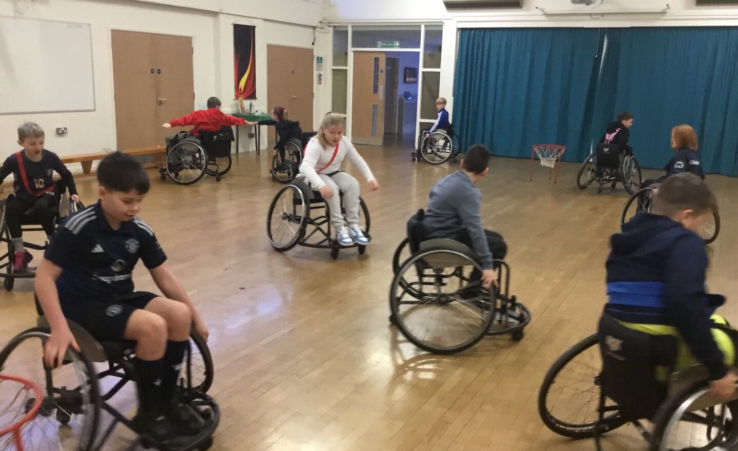 Image of Wheel Chair Basket Ball Year 5