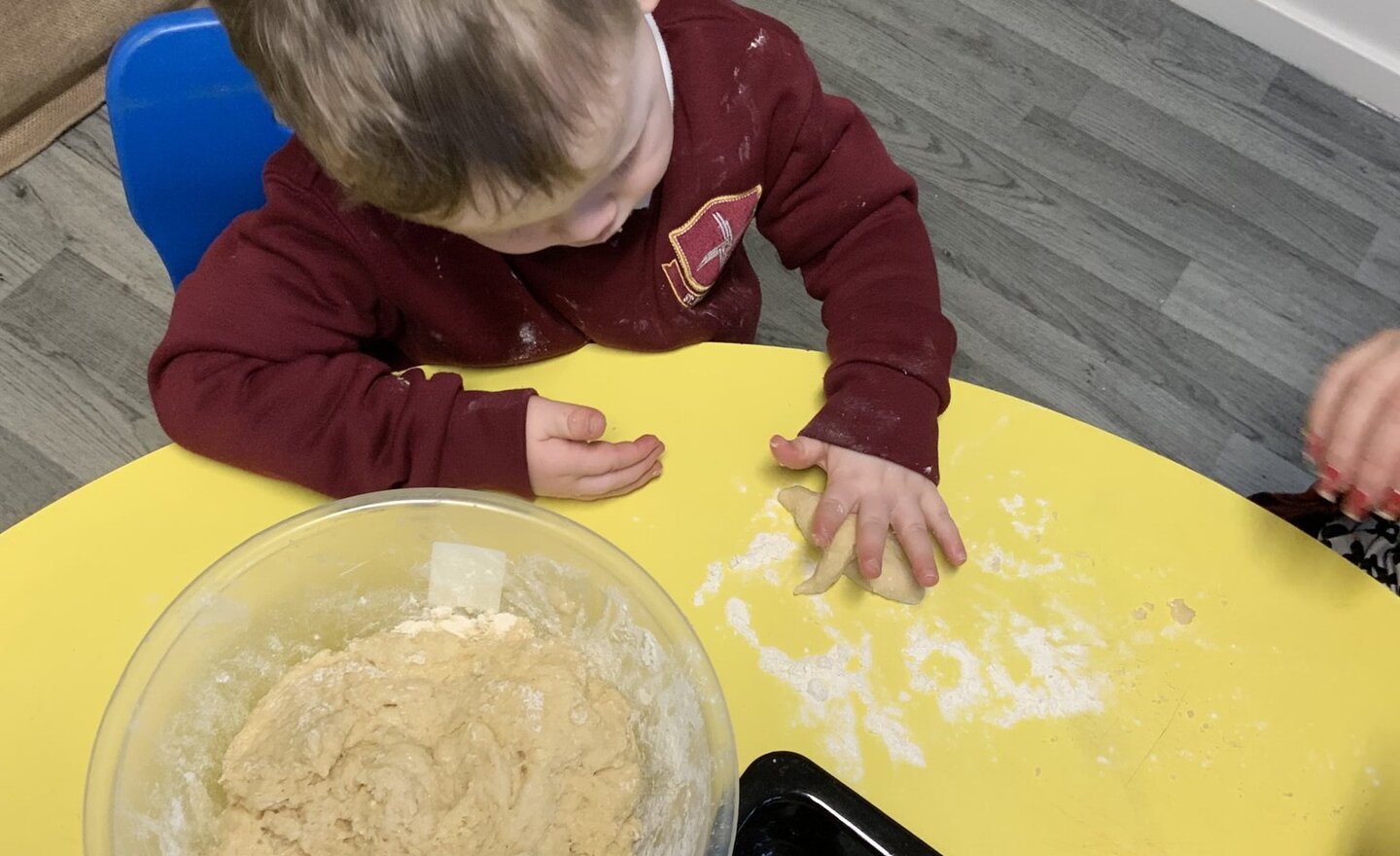 Image of St Bridget’s day baking in Nursery