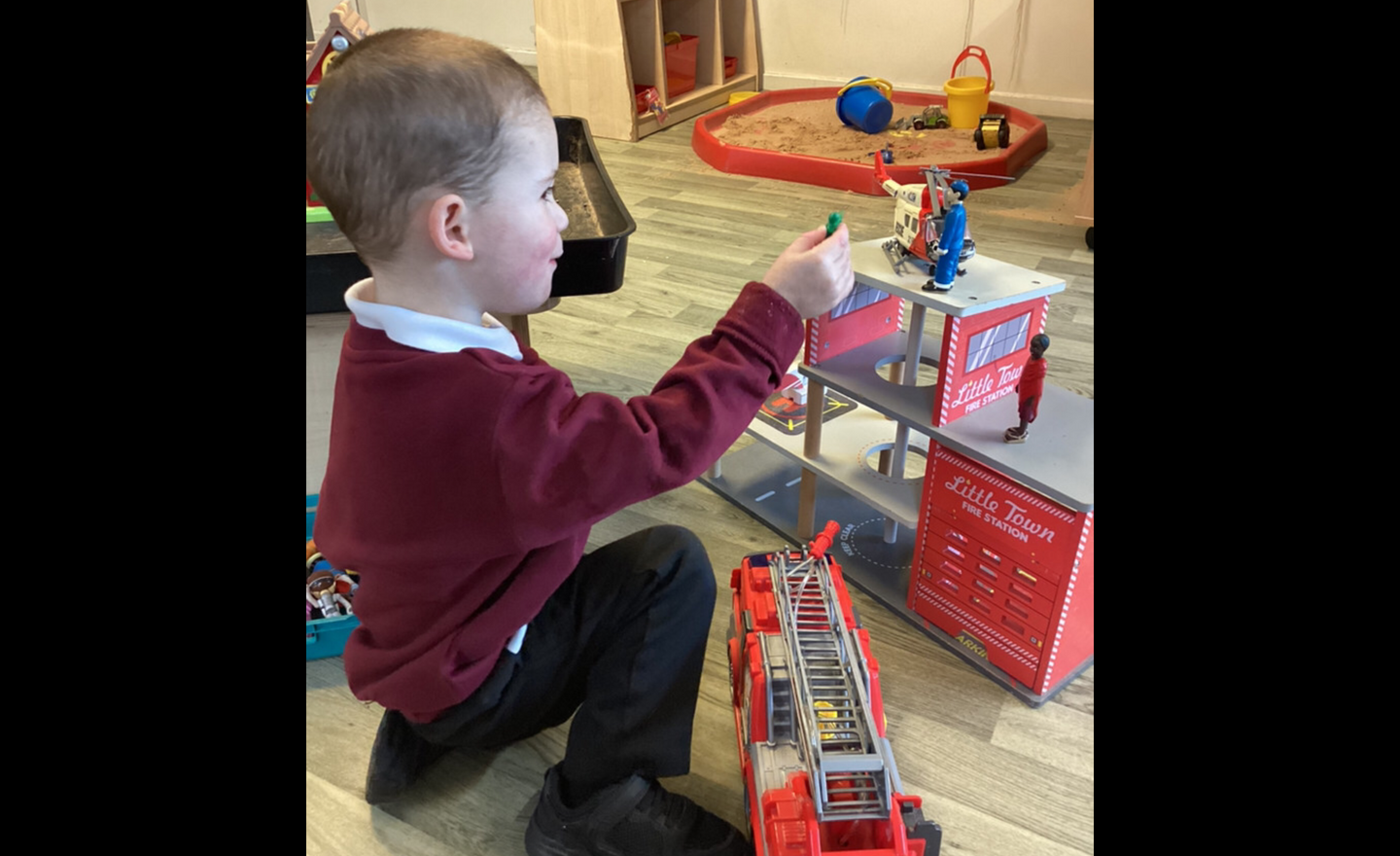 Image of Nursery: I want to be … a fire fighter 