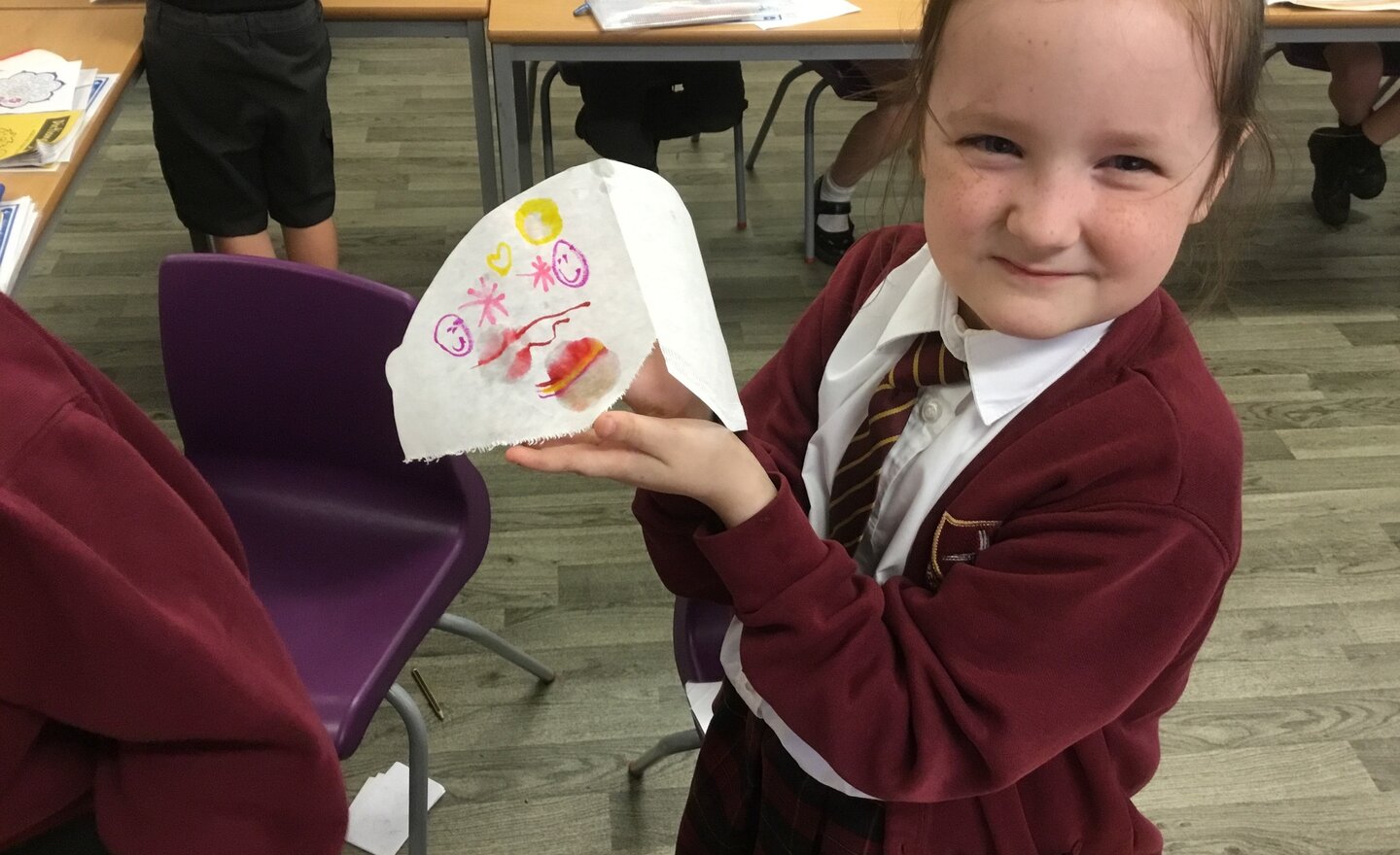 Image of Year 3 Mandala Patterns in Collage and Textiles