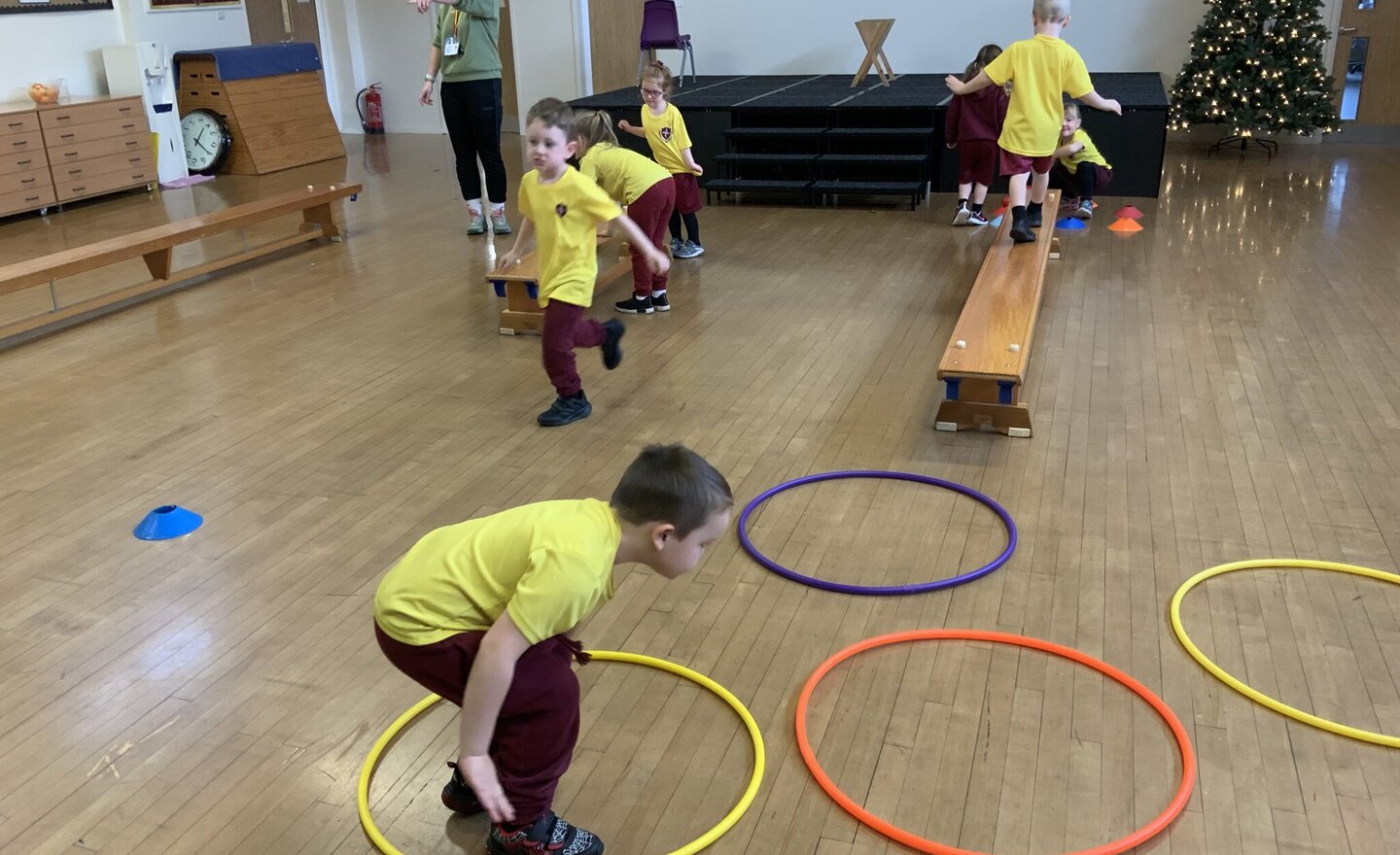 Image of Reception obstacle course session 