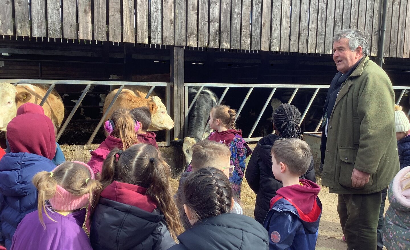 Image of Y2 Visit Strudda Bank Farm March 2025