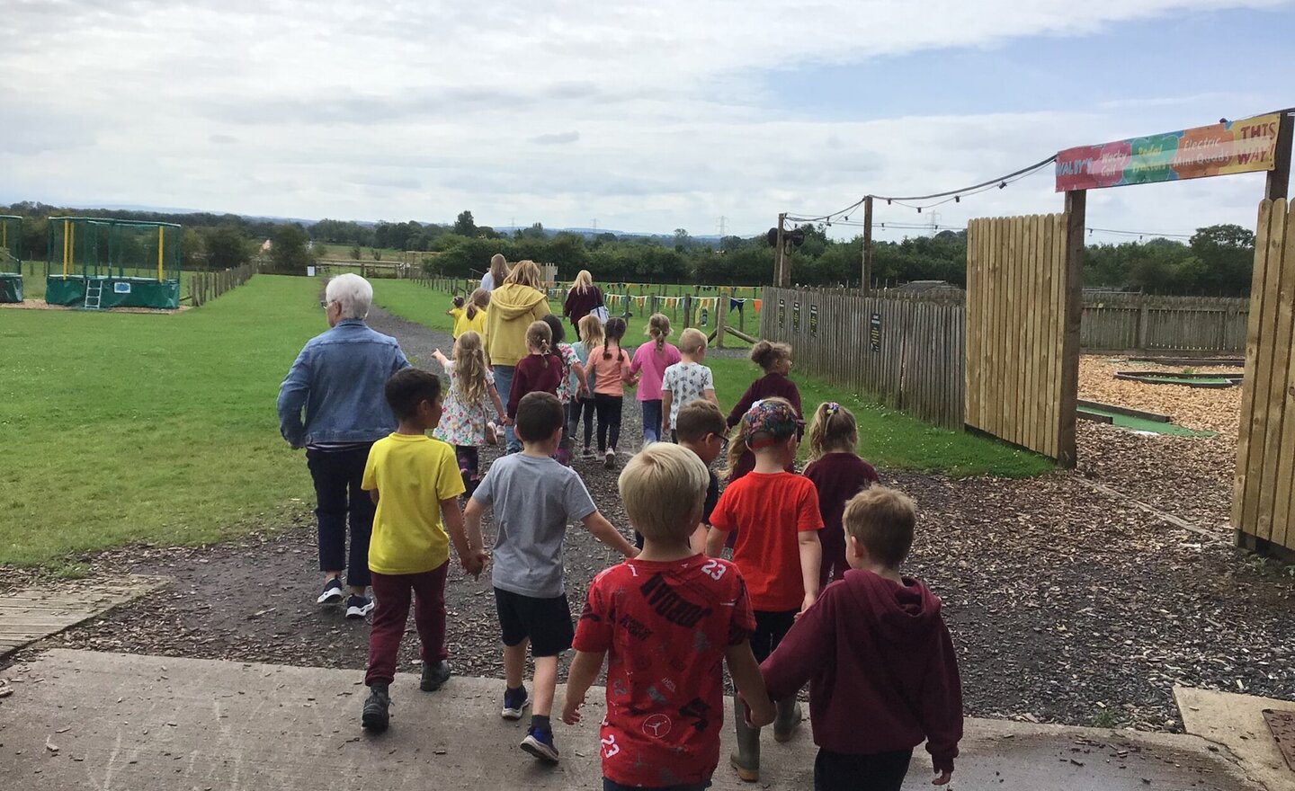 Image of Reception end of year fun at Walby Farm park