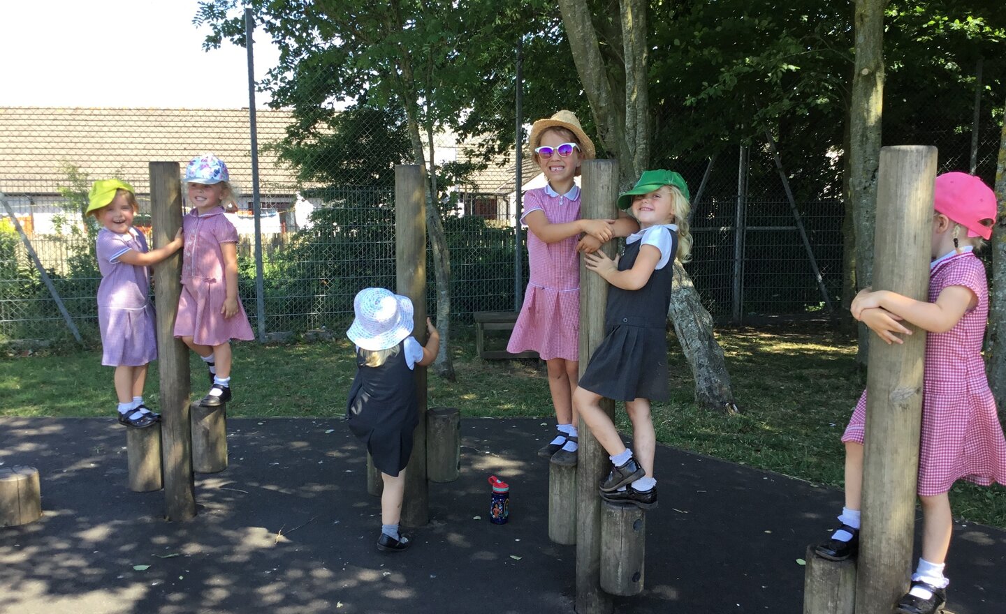 Image of Nursery having fun in the sun!