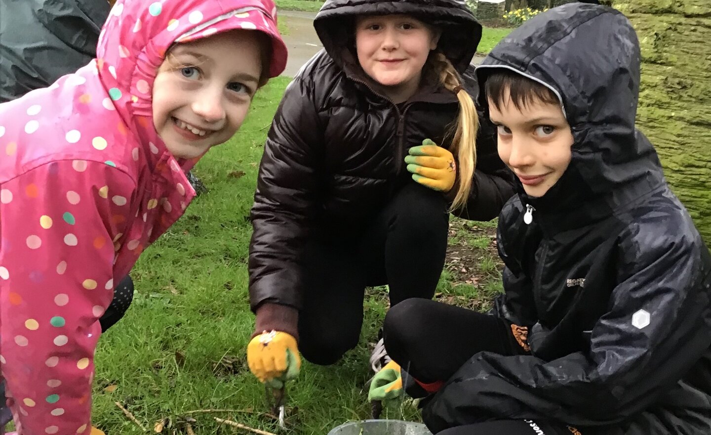 Year 4 Planting at Egremont Castle 