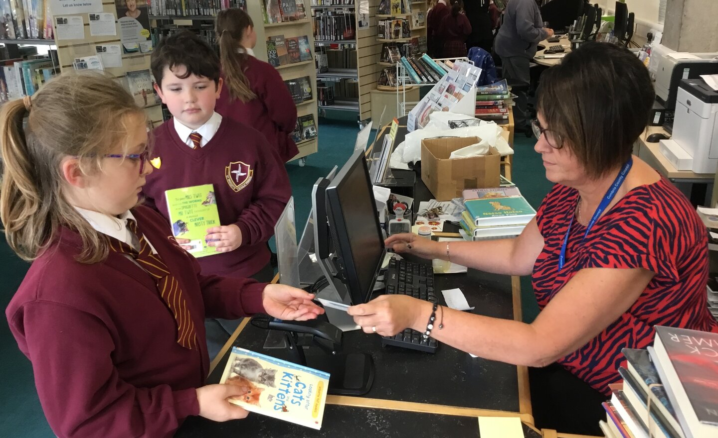 Image of Year 4 Library Visit 