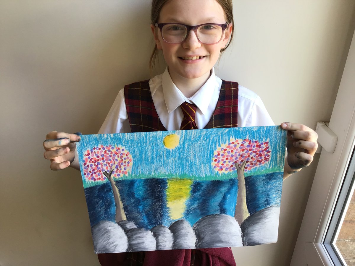 Y6 Mental Health Week Art inspired by nature | St Bridget's Catholic ...