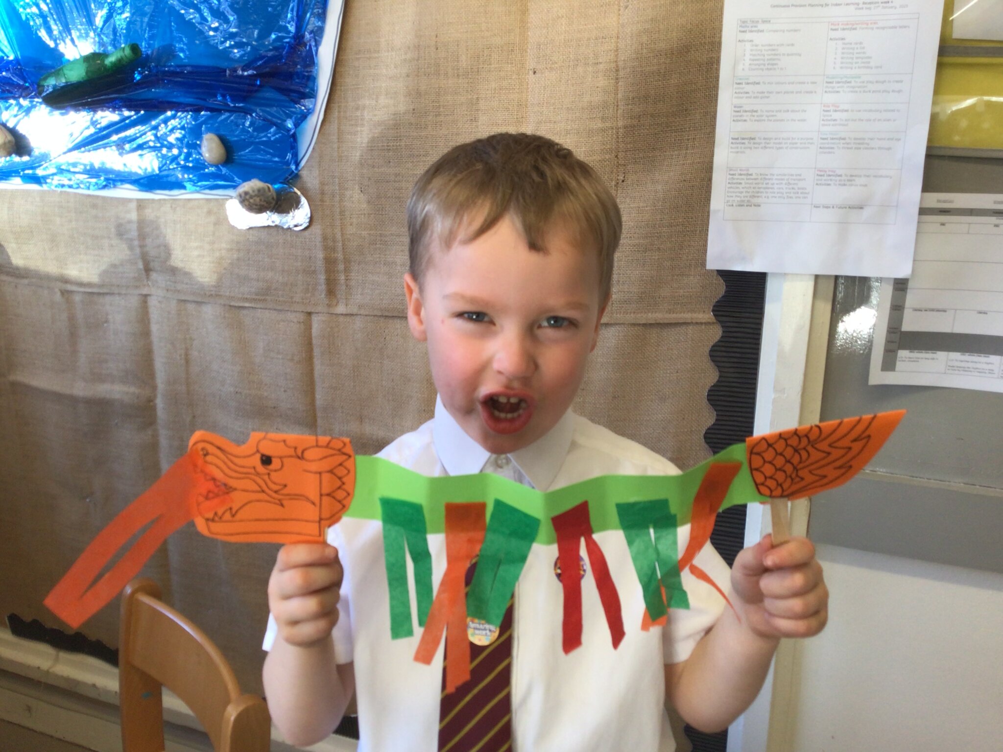 Image of Celebrating Chinese New Year in Reception 