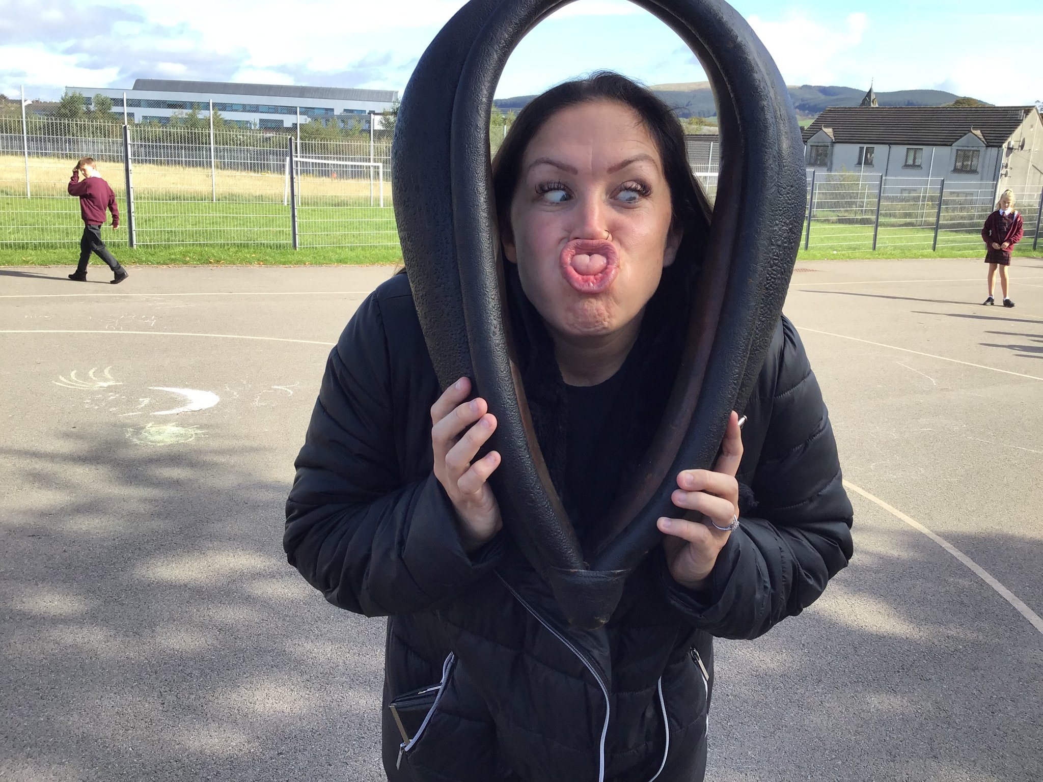 Image of Crab Fair Gurning in KS2