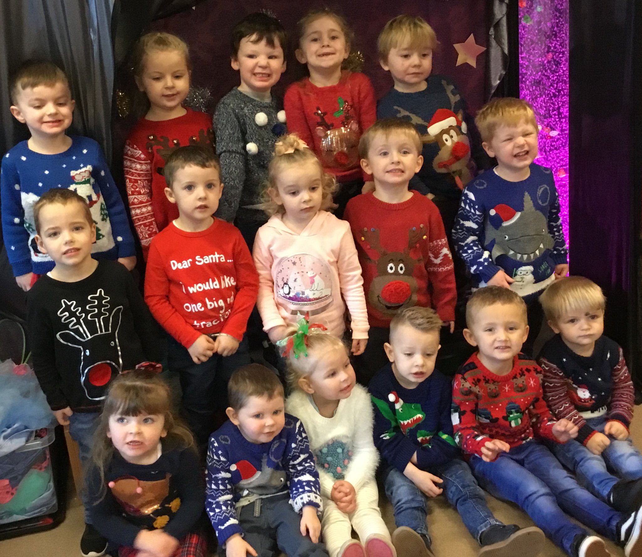 Image of Nursery Christmas jumper day