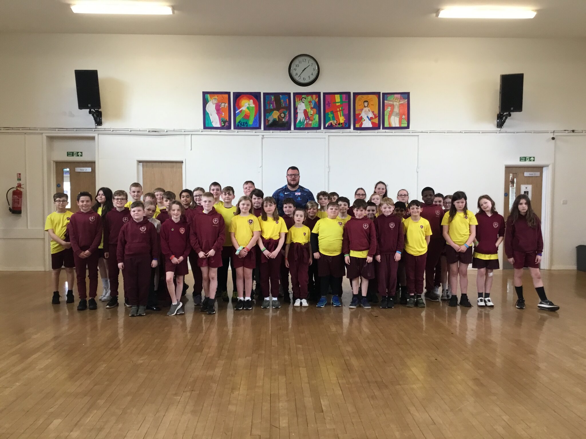 Image of Olympic Athlete Visits School