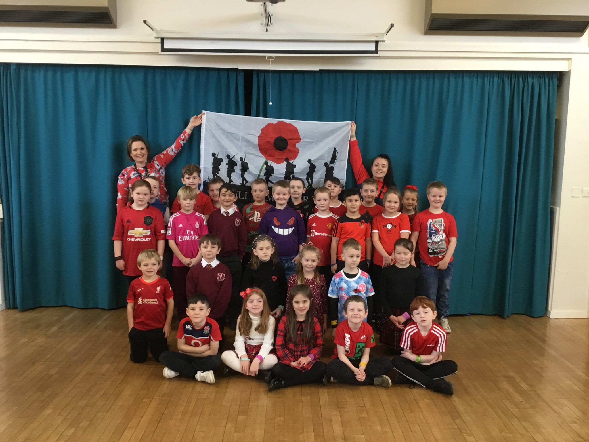 Image of Year 3 Wear Red for Remembrance Day