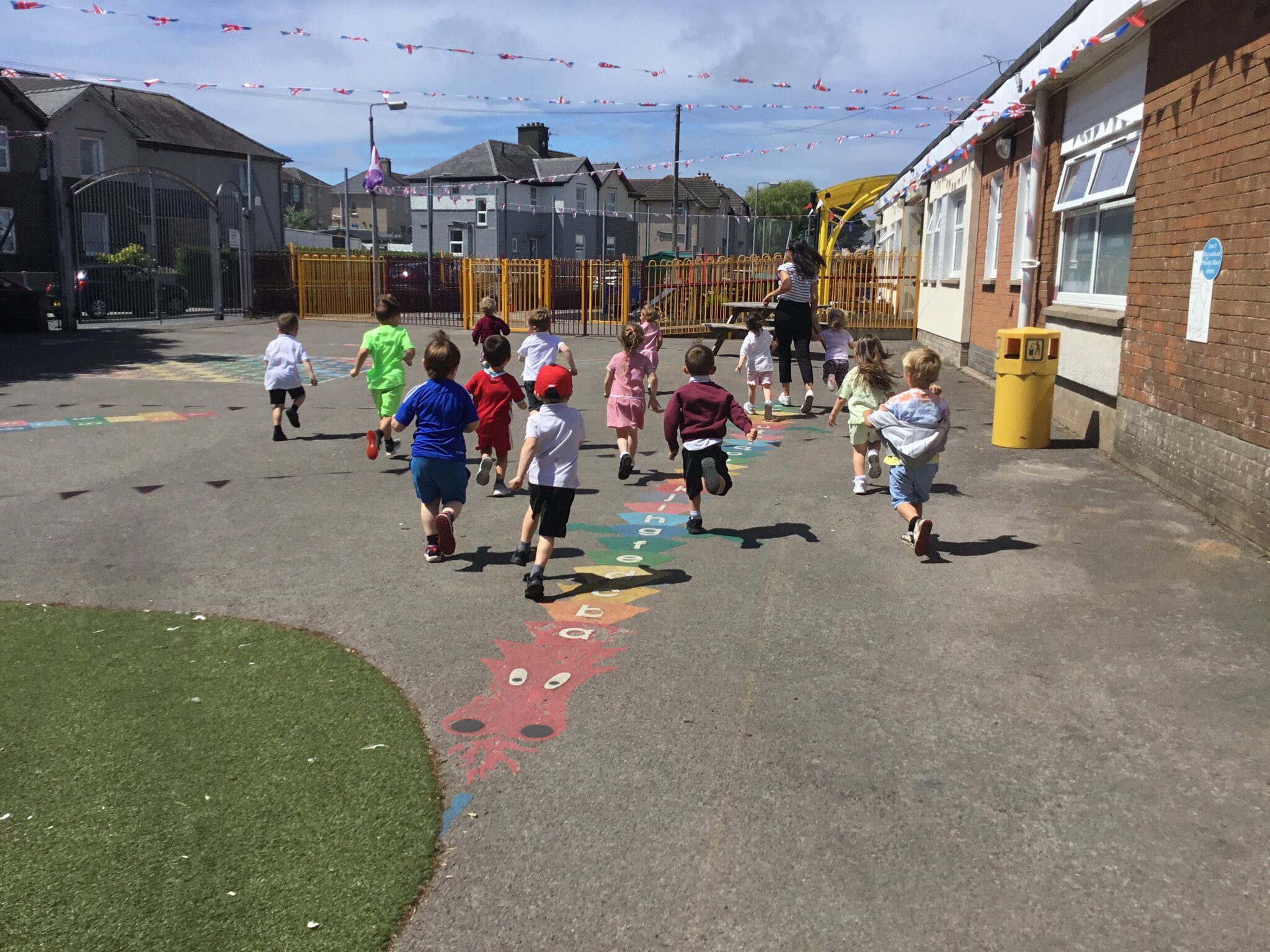 Image of National School Sports Week in Nursery