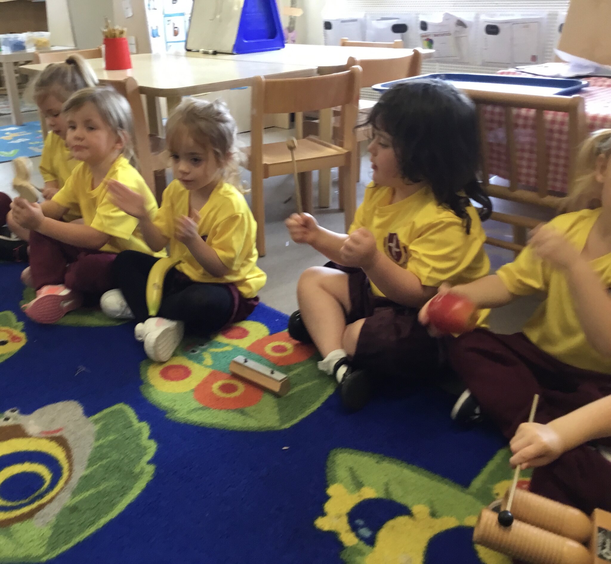 Image of Music instruments in Reception