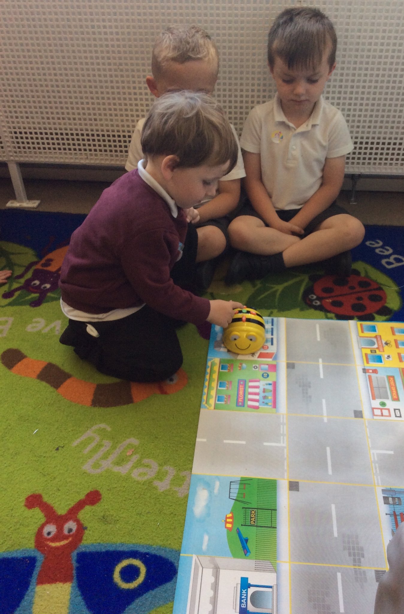 Image of Nursery using the Beebots