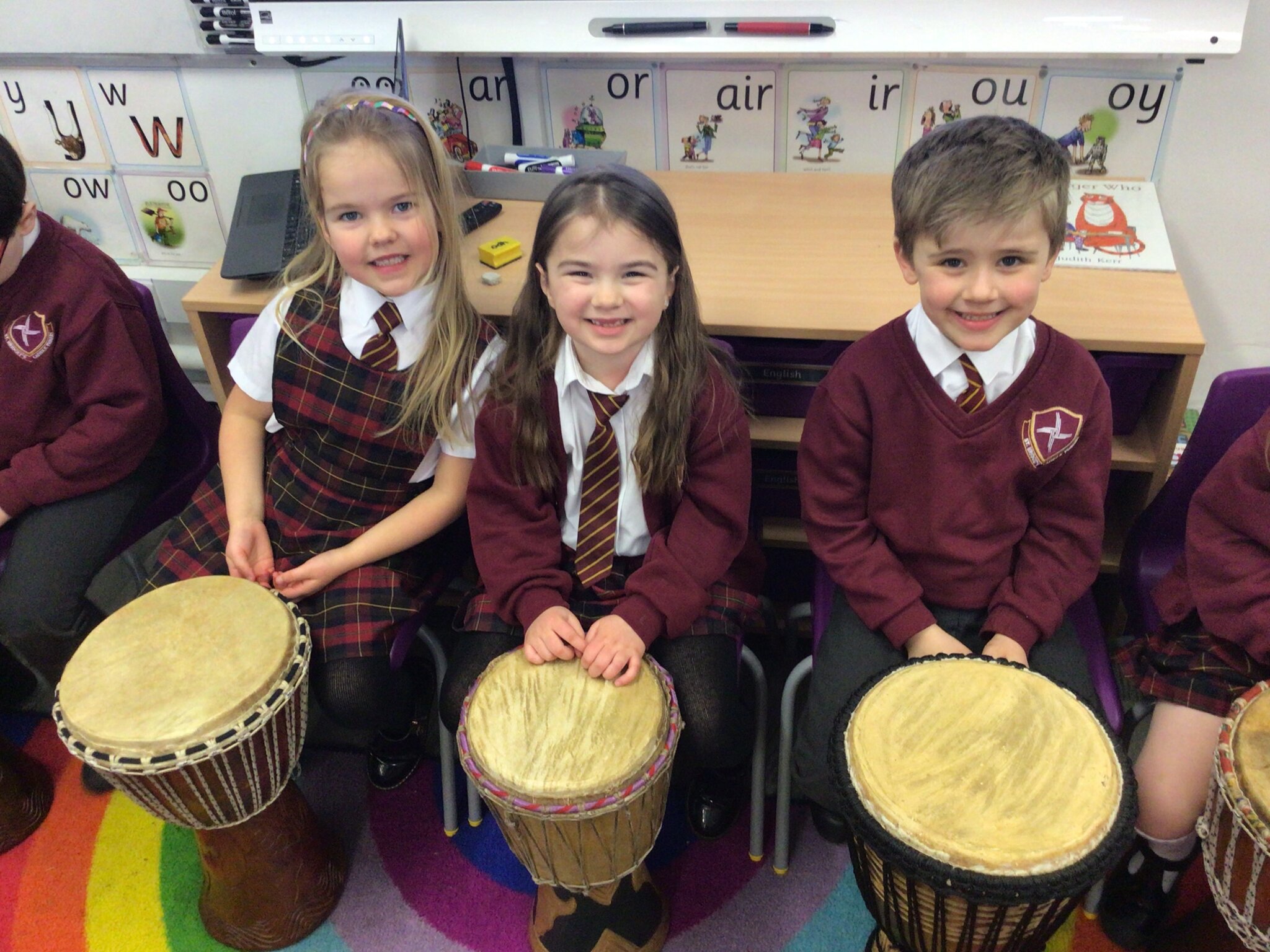 Image of African Drumming in Year 1